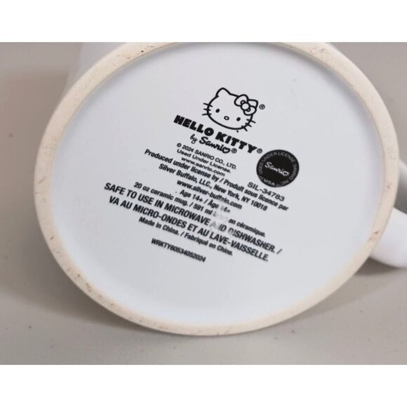 Hello Kitty Sanrio Halloween Pumpkin Ceramic Coffee Tea Mug NWOT - Picture 7 of 7